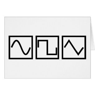 Cartão Tri quadrado do seno