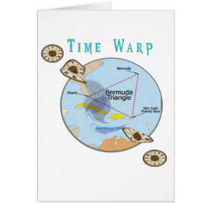 Cartão triângulo bermudas