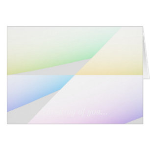 Cartão Triângulos de Pastel