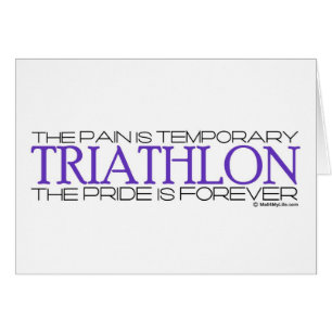 Cartão Triathlon - o orgulho é Forever