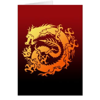 Cartão Tribal dragon