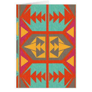 Cartão Tribal nativo neo