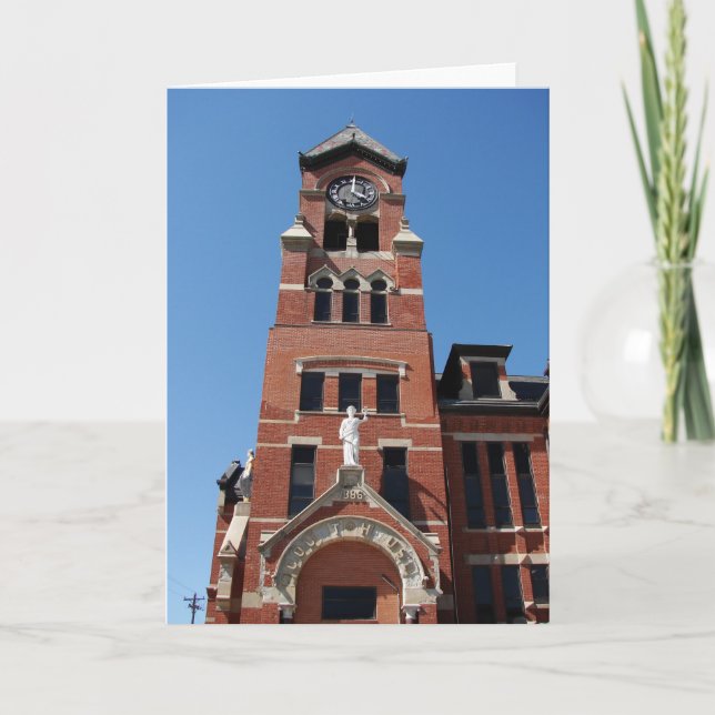 Cartão Tribunal de Justiça 1886 (Frente)