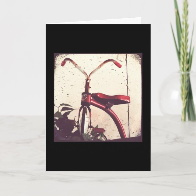 Cartão Triciclo Vintage (Frente)