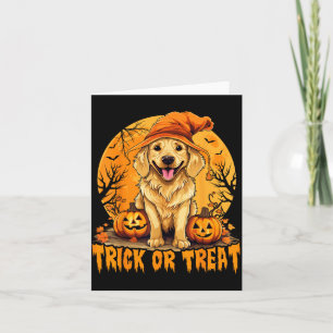 Cartão Trick Or Treat Cachorro de Halloween 2