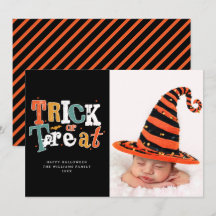 Trick Or Treat Feliz Halloween Foto