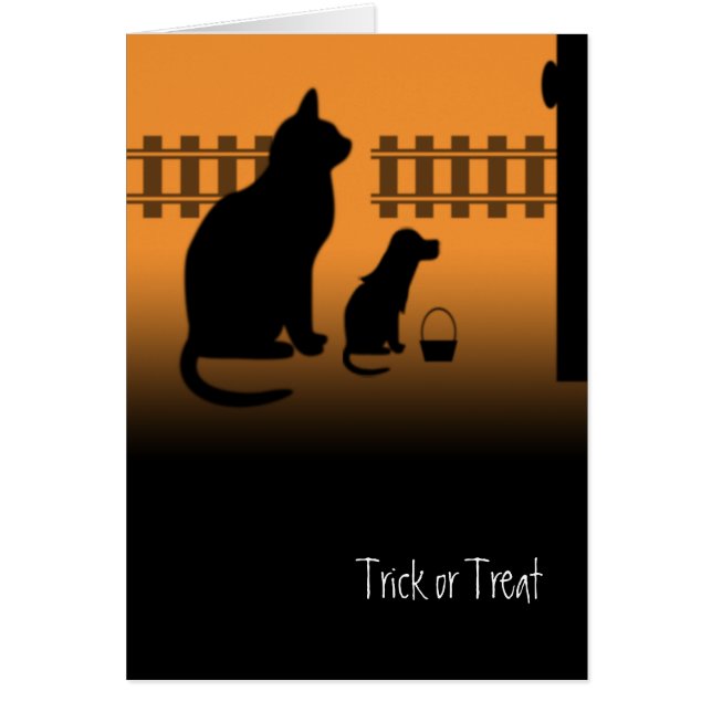 Cartão Trick ou Treat Kits (Frente)