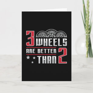 Cartão Triker 3 Rodas É Melhor Que 2 Trilhos De Motor