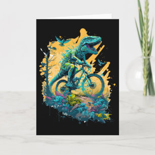 Cartão Trilha de Ciclismo de Montanha T-rex Ciclismo Tyra