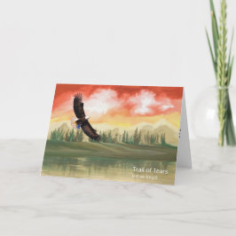 Cartão Trilha de Lembranças de Lágrimas