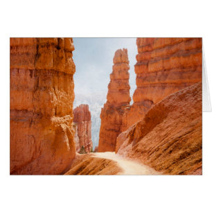 Cartão Trilha do Parque Nacional do Bryce Canyon