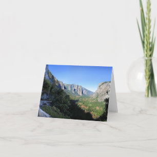 Cartão Trilha Inferior de Quatro Milhas - Vale do Yosemit