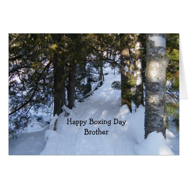 Cartão Trilha Snowmobile (Frente Horizontal)