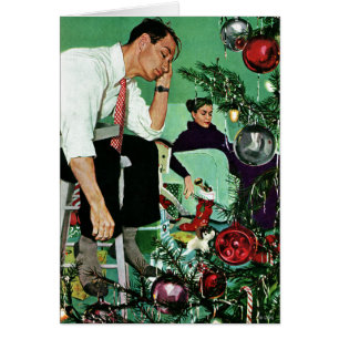 Cartão Trimando a Árvore