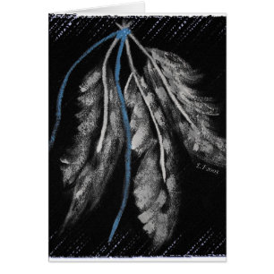 Cartão Trindade de três Penas-