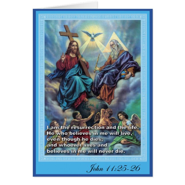 Cartão Trindade santamente (Frente)