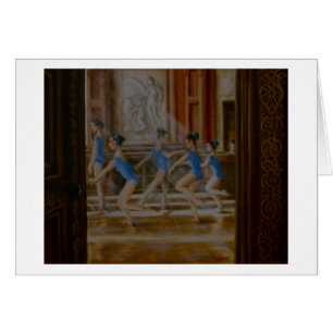 Cartão 'Tring Park, o Ballroom' - Classe de Balé