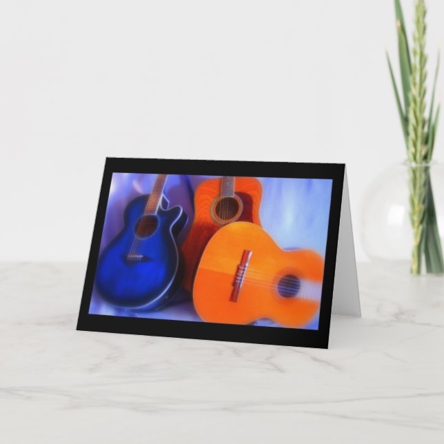 Cartão Trio da guitarra (Frente)