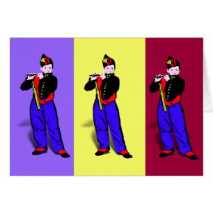 Cartão Trio Flutista de Manet