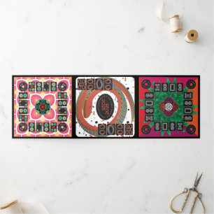 Cartão triplo Mah Jongg 2025