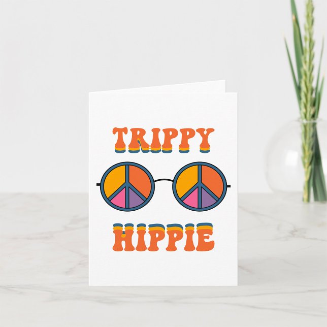 Cartão Trippy Hippie (Criador carregado)