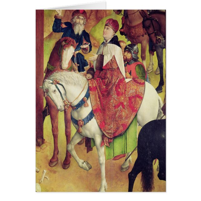 Cartão Triptych da crucificação (Frente)