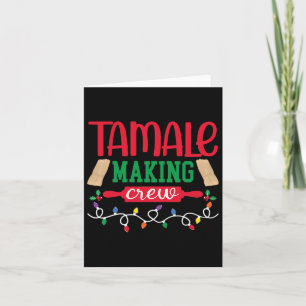 Cartão Tripulação de Fazer Tampa do Natal Família de Comi