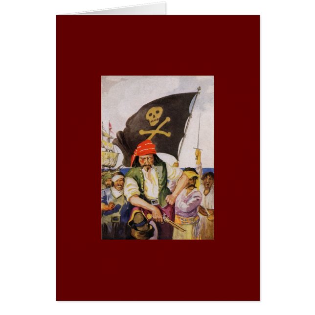 Cartão Tripulação Pirata (Frente)