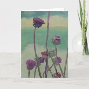 Cartão "Tristan's Thistles"