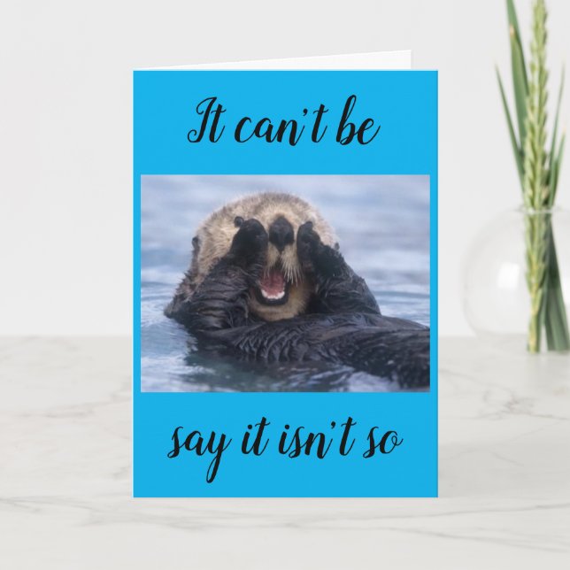 CARTÃO TRISTE QUE ESTÁ ***MOVENDO*** MANTENHA-SE EM CONTA (Frente)