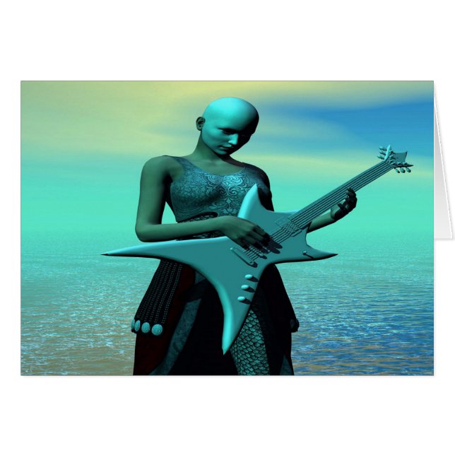 Cartão Triste Violão (Frente Horizontal)