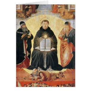 Cartão Triumph de St Thomas Aquinas