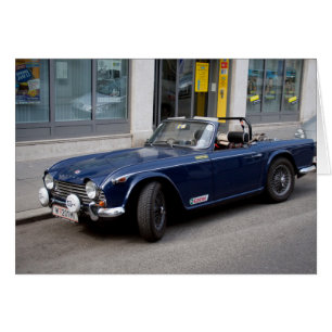 Cartão Triumph TR 4 A