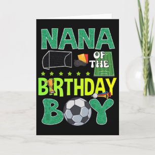 Cartão Troféu de Futebol para Menino de Aniversário Ll Pa