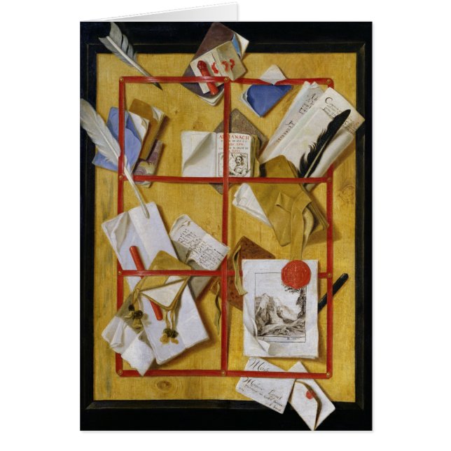 Cartão Trompe - l ' oeil (Frente)