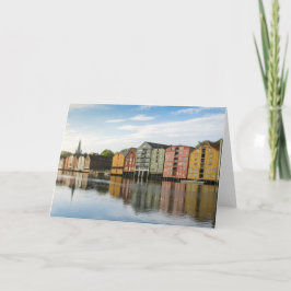 Cartão Trondheim Houses Noruega