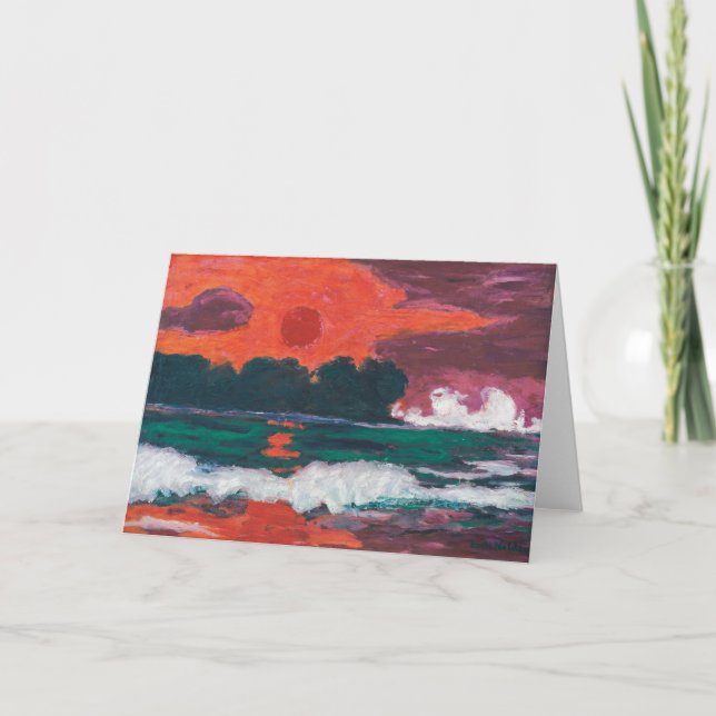 Cartão Tropensonne | Emil Nolde | (Frente)