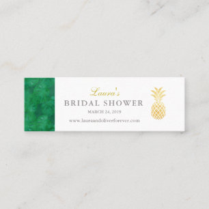 Cartão tropical elegante da inserção