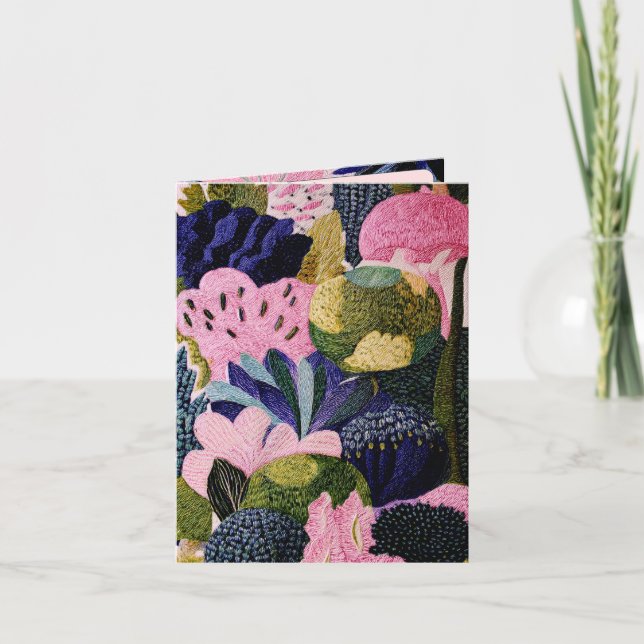 Cartão Tropical Modernism Greeting Card (Frente)