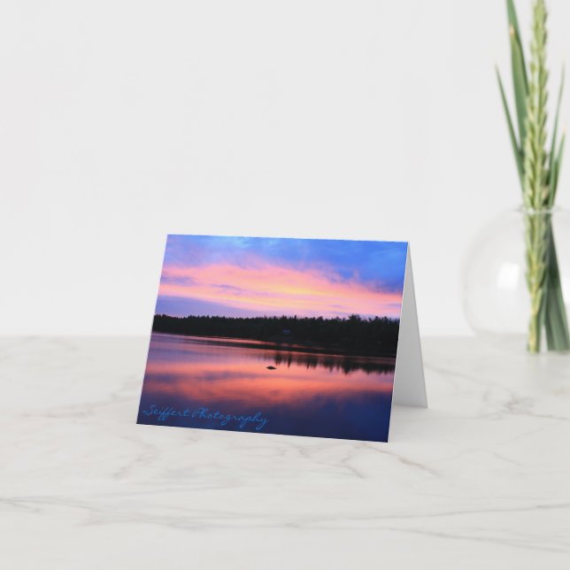 Cartão Trout Lake (Frente)