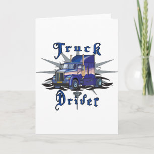 Cartão Truck Driver