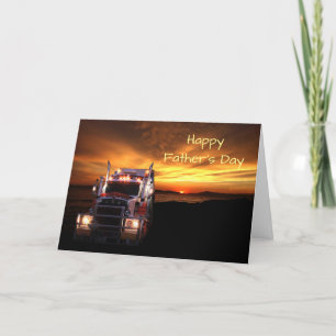Cartão Truck Driver Father's Day