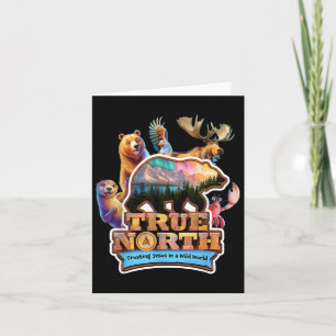Cartão True North Vbs 2025 Confiar em Jesus Acampamento C