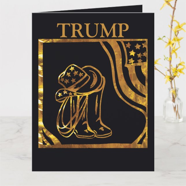 CARTÃO TRUMP (Flor Amarela)