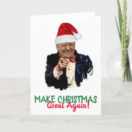 Cartão TRUMP 2020 Faça Excelente Natal Novamente!