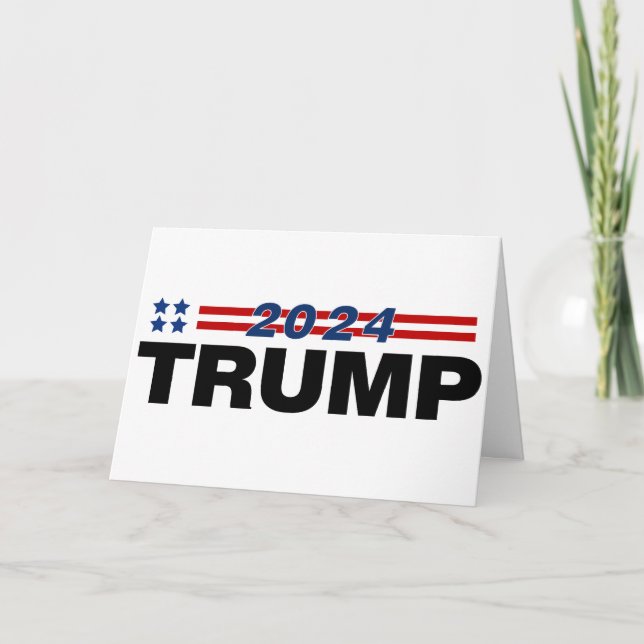 Cartão Trump 2024 (Frente)