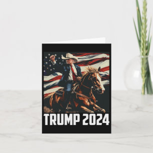 Cartão Trump 2024 4 De Julho América Patriótica Independe