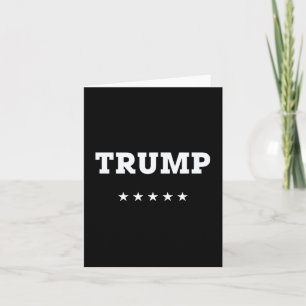 Cartão Trump 2024 De Volta à América Eleição Vermelho