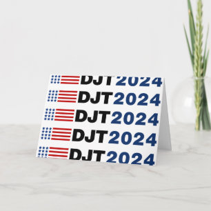 Cartão Trump 2024 DJT