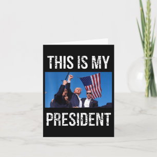 Cartão Trump 2024 Este É O Meu Presidente